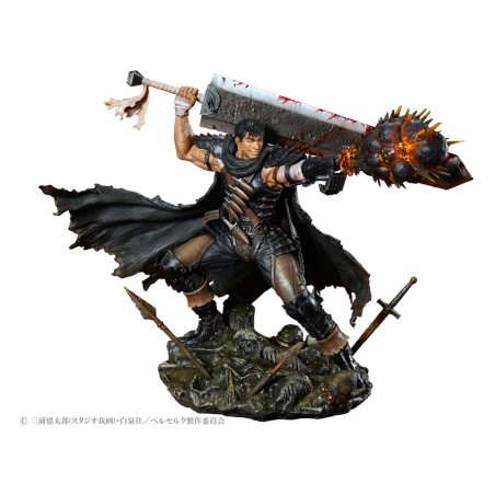 Berserk statuette PVC 1/7 Guts Black Swordsman Ver. 26 cm | 4582777524454