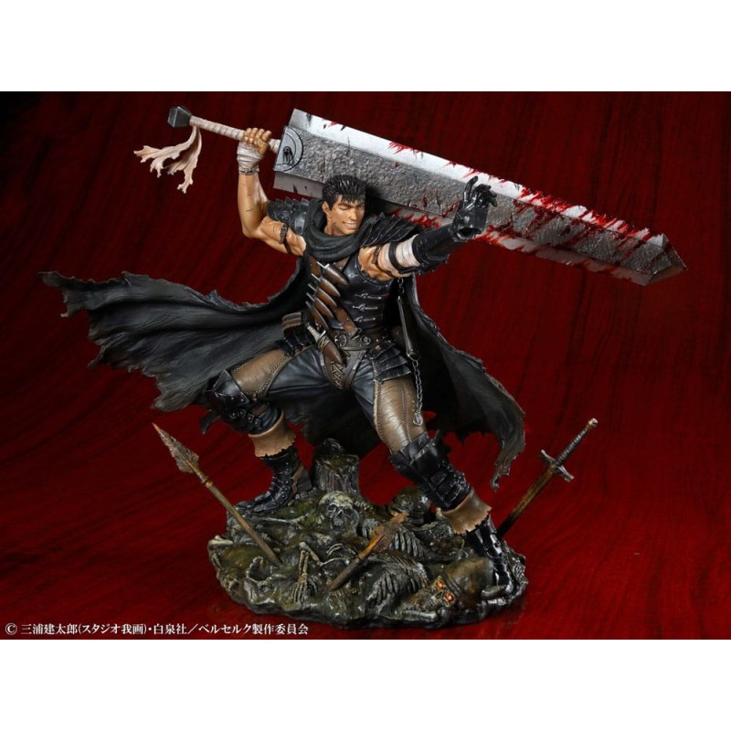 Berserk statuette PVC 1/7 Guts Black Swordsman Ver. 26 cm | 4582777524454