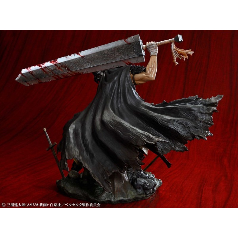 Berserk statuette PVC 1/7 Guts Black Swordsman Ver. 26 cm | 4582777524454