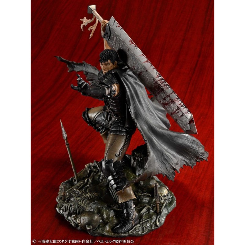 Berserk statuette PVC 1/7 Guts Black Swordsman Ver. 26 cm | 4582777524454