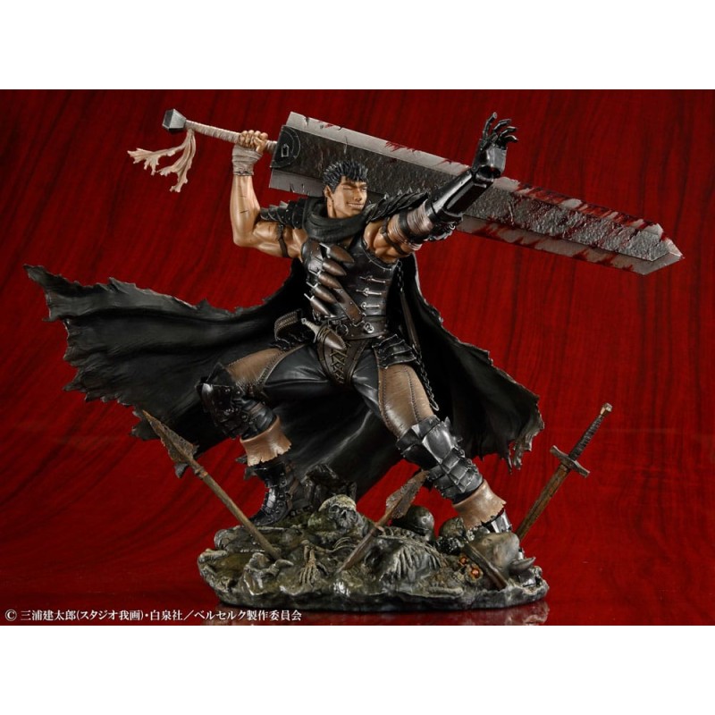 Berserk statuette PVC 1/7 Guts Black Swordsman Ver. 26 cm | 4582777524454