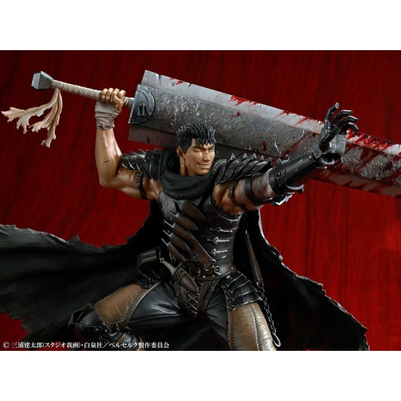 Berserk statuette PVC 1/7 Guts Black Swordsman Ver. 26 cm | 4582777524454