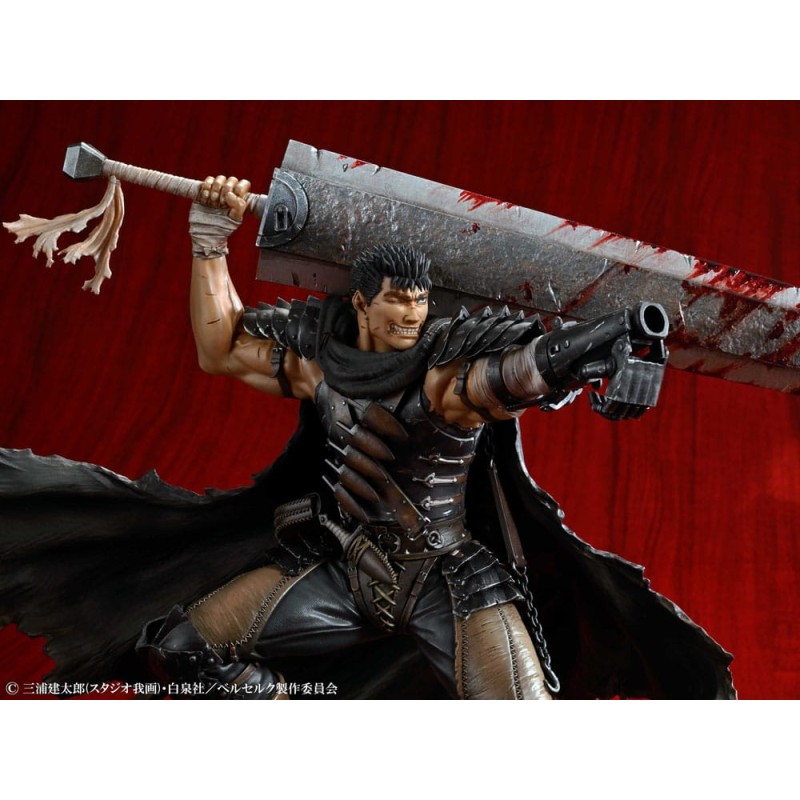 Berserk statuette PVC 1/7 Guts Black Swordsman Ver. 26 cm | 4582777524454