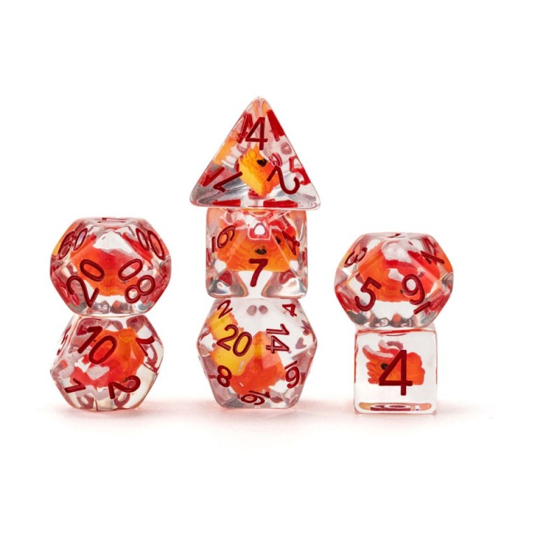 Dragon Storm pack dés Inclusion Red Dragon (7) | 0687700234296