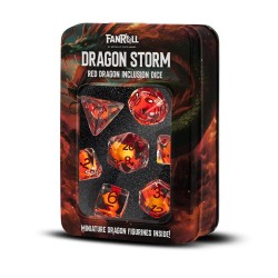 Dragon Storm pack dés Inclusion Red Dragon (7) | 0687700234296