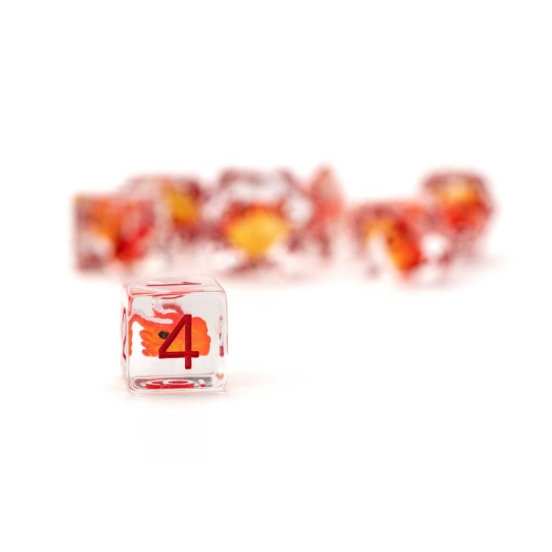 Dragon Storm pack dés Inclusion Red Dragon (7) | 0687700234296