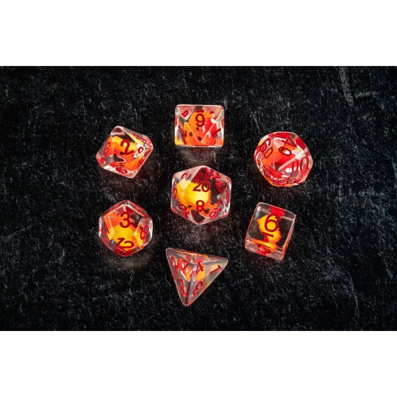 Dragon Storm pack dés Inclusion Red Dragon (7) | 0687700234296