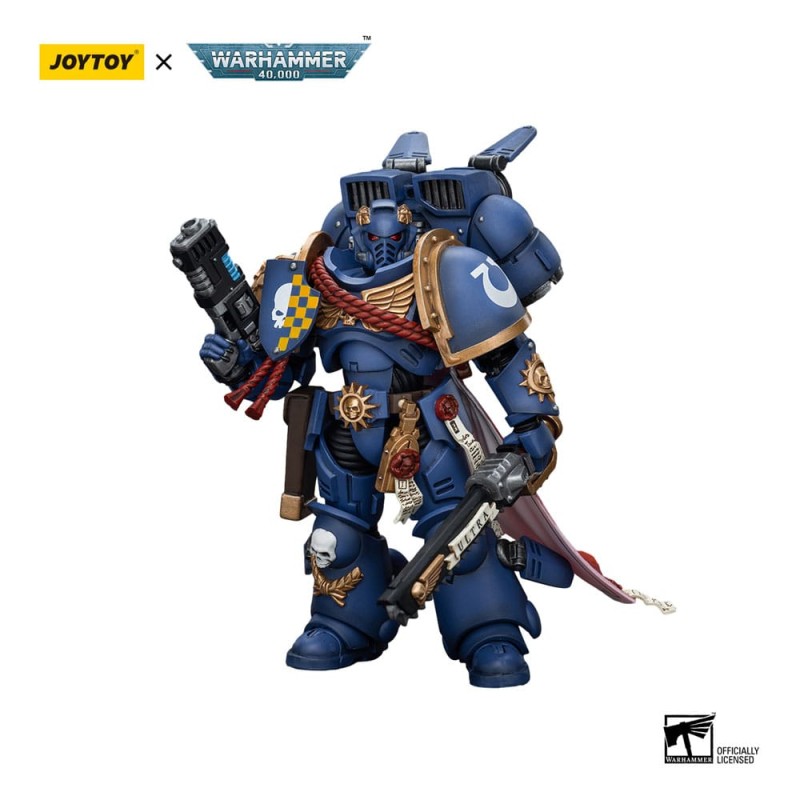 Warhammer 40k figurine 1/18 Ultramarines Captain With Jump Pack 12 cm | 6973130371125