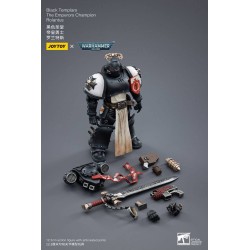 Warhammer 40k figurine 1/18 Black Templars The Emperors Champion Rolantus 12 cm | 6973130377585