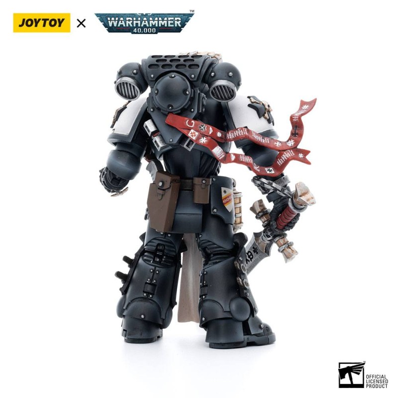 Warhammer 40k figurine 1/18 Black Templars The Emperors Champion Rolantus 12 cm | 6973130377585