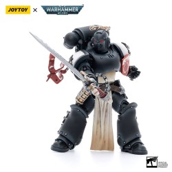 Warhammer 40k figurine 1/18 Black Templars The Emperors Champion Rolantus 12 cm | 6973130377585