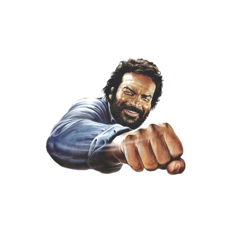 Bud Spencer panneau métal 3D Bud Spencer Faust 45 x 45 cm | 4250778167832