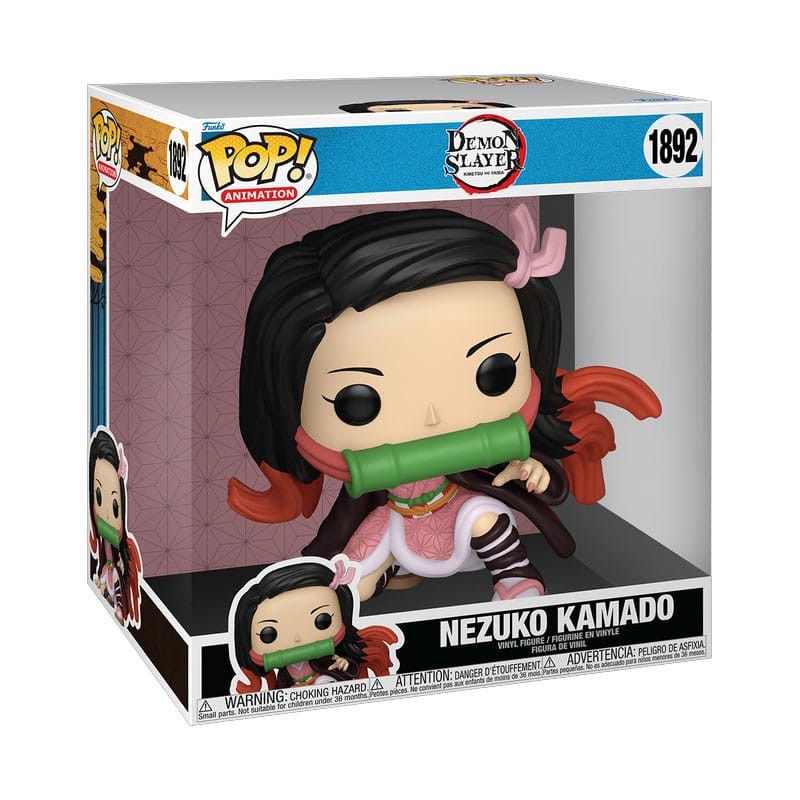 Demon Slayer: Kimetsu no Yaiba Super Sized Jumbo POP! Vinyl figurine Nezuko 25 cm  | 0889698836821