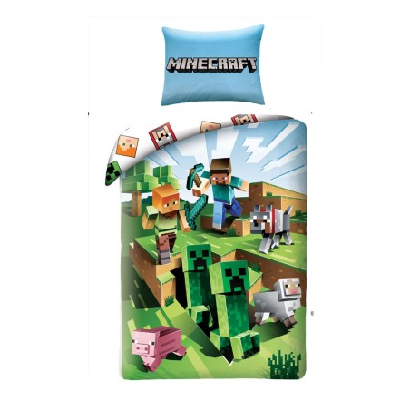 Minecraft Duvet Set Ver. 1 140 x 200 cm / 70 x 90 cm   | 5902729045254