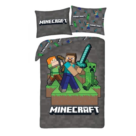 Minecraft Duvet Set Ver. 4 140 x 200 cm / 70 x 90 cm   | 5904209615827