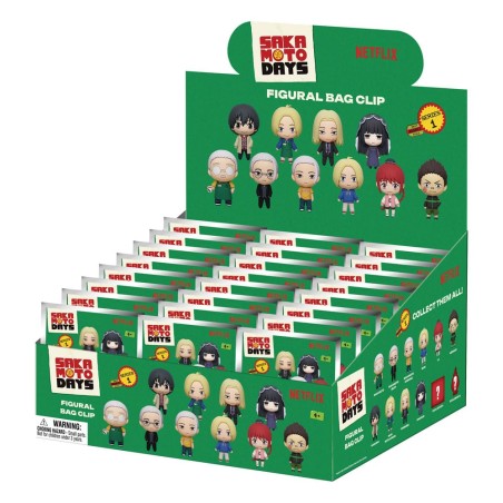 Sakamoto Days présentoir porte-clés sac à dos 3D Series 1 (24) | 0077764326653