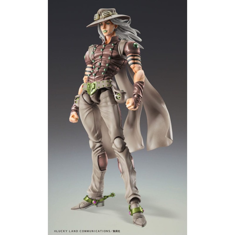 JoJo's Bizarre Adventure Part7 Steel Ball Run figurine Super Action Chozokado Johnny Joestar Second 15 cm  | 4573613731594