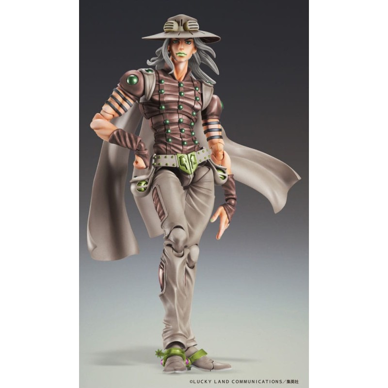 JoJo's Bizarre Adventure Part7 Steel Ball Run figurine Super Action Chozokado Johnny Joestar Second 15 cm  | 4573613731594