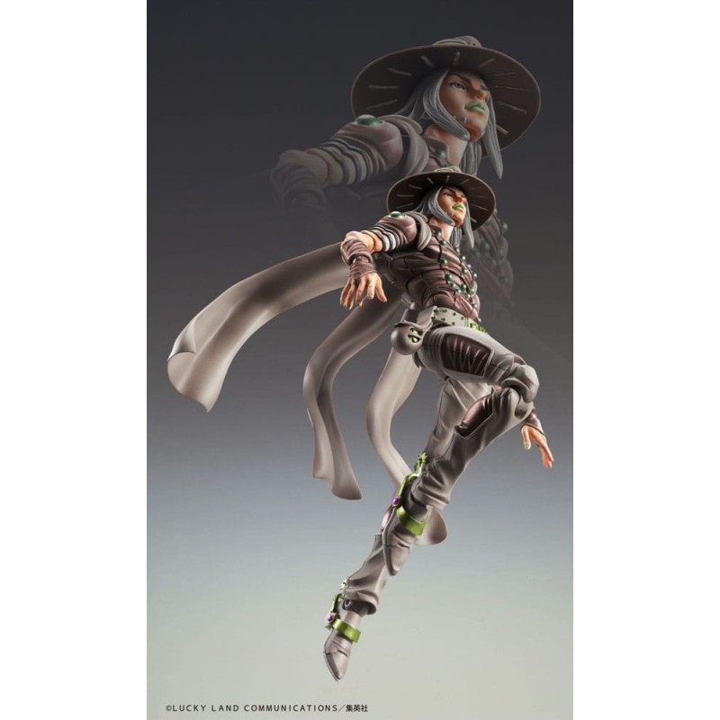 JoJo's Bizarre Adventure Part7 Steel Ball Run figurine Super Action Chozokado Johnny Joestar Second 15 cm  | 4573613731594