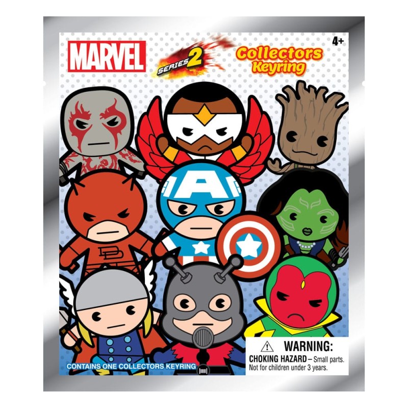 Marvel présentoir porte-clés sac à dos 3D Series 2 (24) | 0077764682056