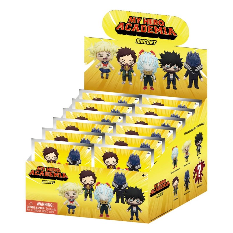My Hero Academia Magnets blind pack Series 1 Display (12) | 0077764703058
