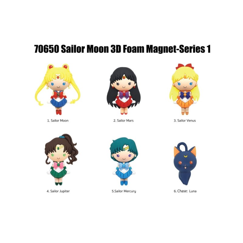 Sailor Moon Magnets blind pack Series 1 Display (12) | 0077764706509