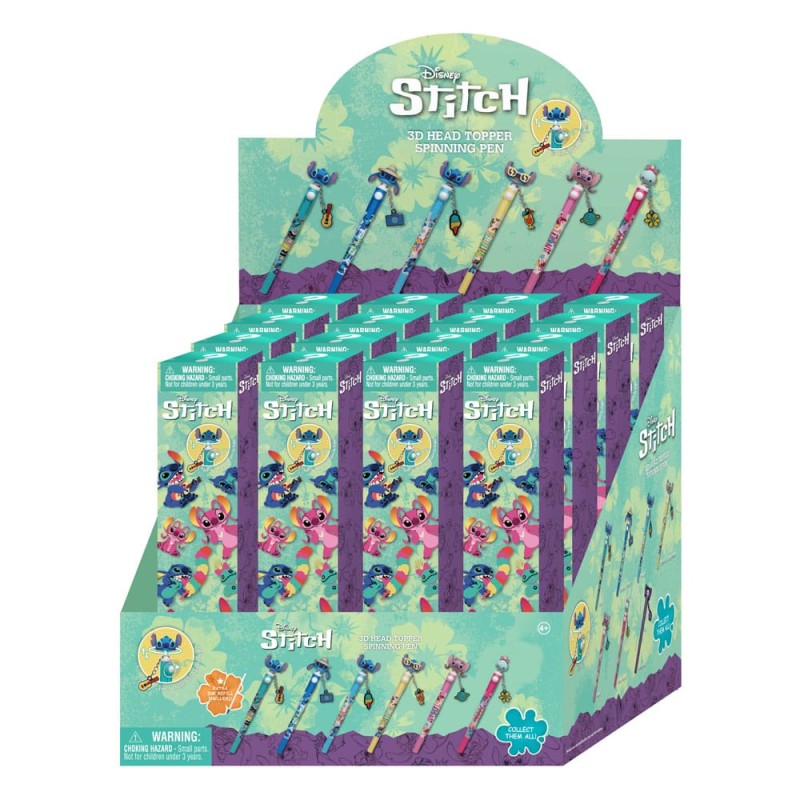 Stitch! le film Stitch 3D Head Topper Spinning Pen | 0077764859809