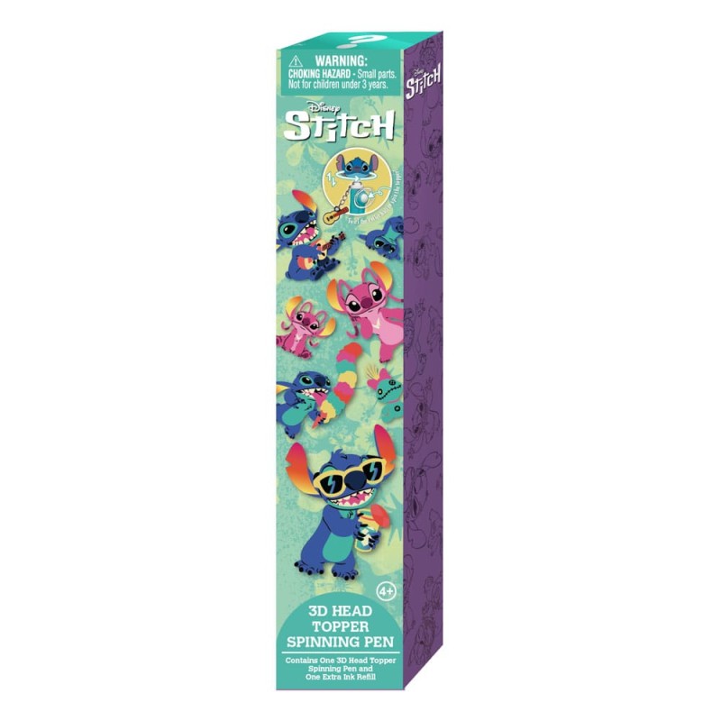 Stitch The Movie Stitch 3D Head Topper Spinning Pen | 0077764859809