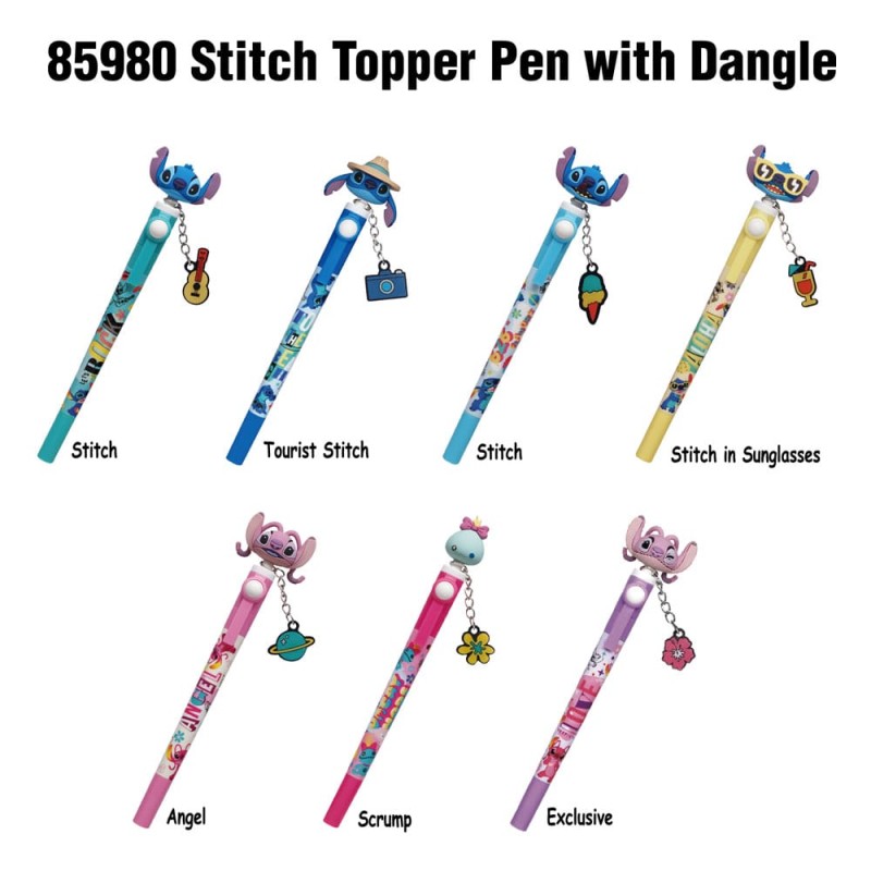 Stitch The Movie Stitch 3D Head Topper Spinning Pen | 0077764859809