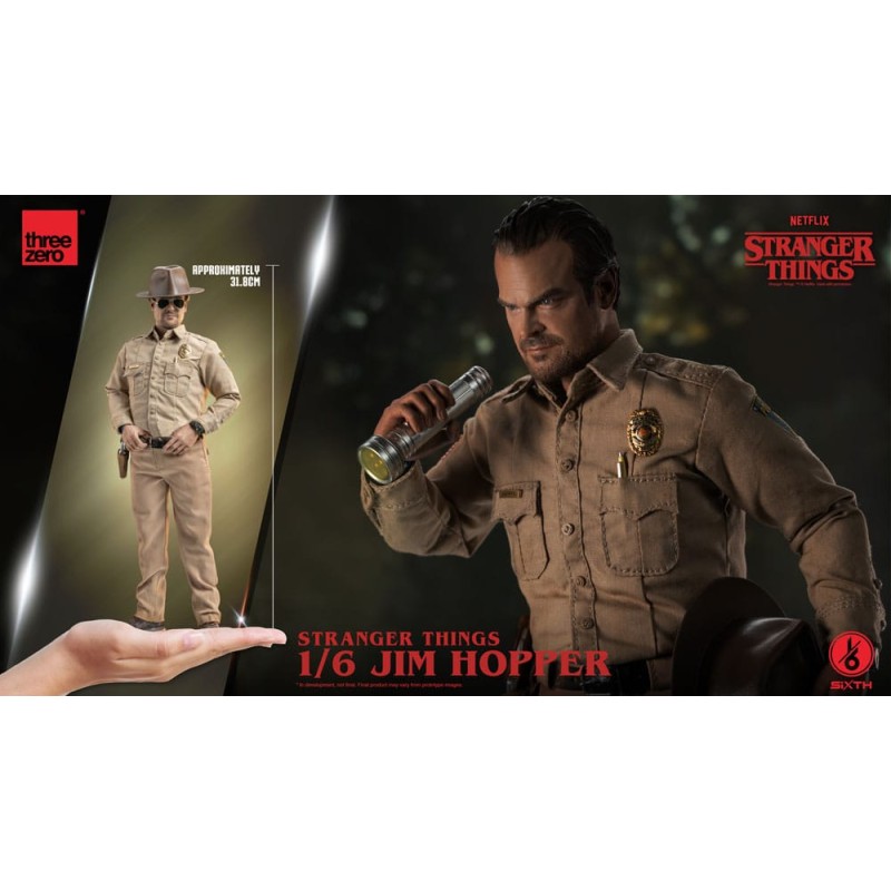 Stranger Things figurine 1/6 Jim Hopper (Season 1) 32 cm | 4895250811430
