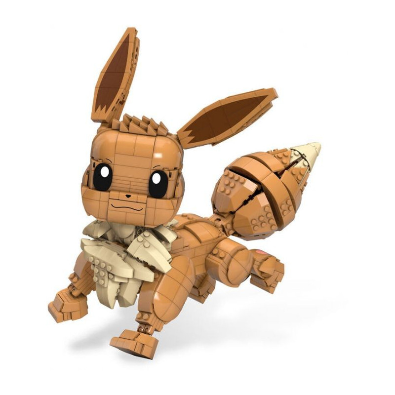 licence :  Pokémon
produit : Évoli Géant 30cm
marque : Mega Construx Mattel
à partir de 8ans
