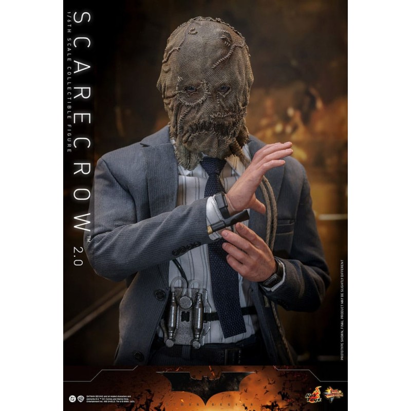 Batman Begins Movie Masterpiece Action Figure 1/6 Scarecrow 2.0 30 cm | 4895228621450
