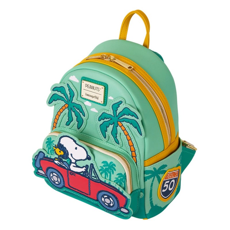 Peanuts by Loungefly Mini Backpack Snoopy Road Trip | 0671803543331