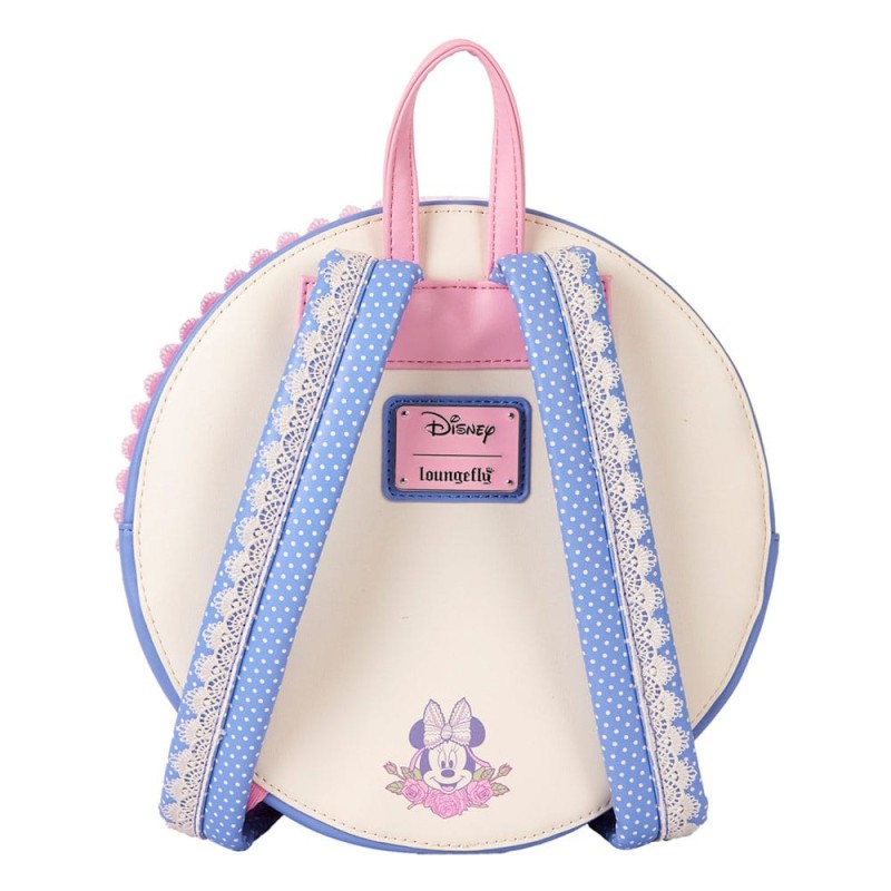  Disney by Loungefly Mini Backpack Minnie Floral and Lace  | 0671803542839