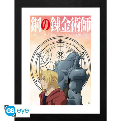 Fullmetal Alchemist - ingelijste poster "The Elric Brothers"