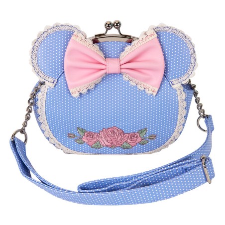 Disney by Loungefly Crossbody Minnie Floral and Lace Kisslock | 0671803542884