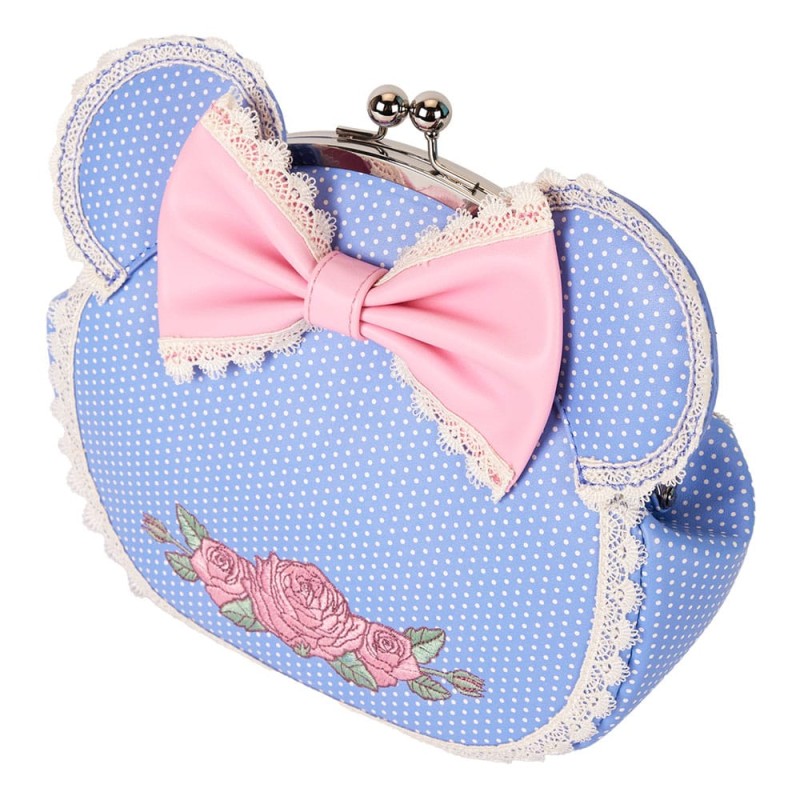 Disney by Loungefly Crossbody Minnie Floral and Lace Kisslock | 0671803542884