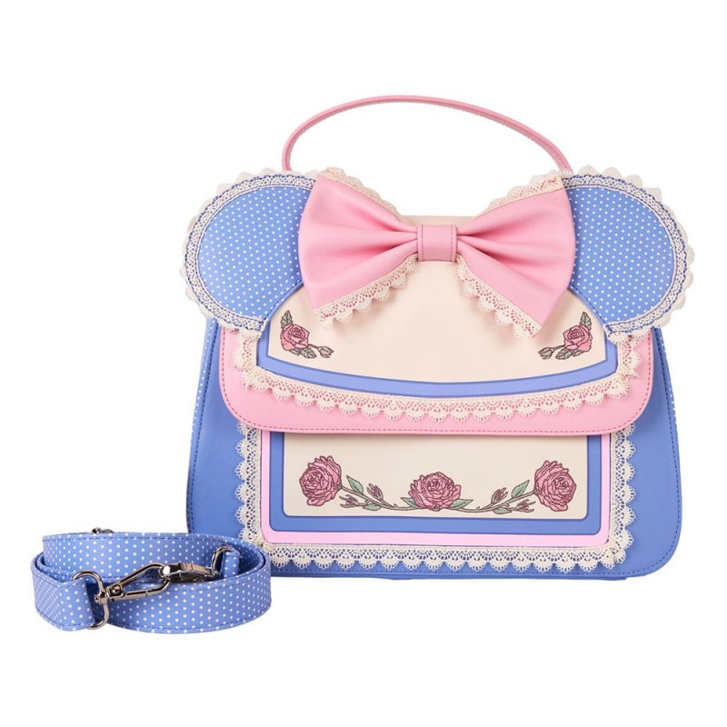 Disney by Loungefly Crossbody Minnie Floral and Lace Ears  | 0671803542891