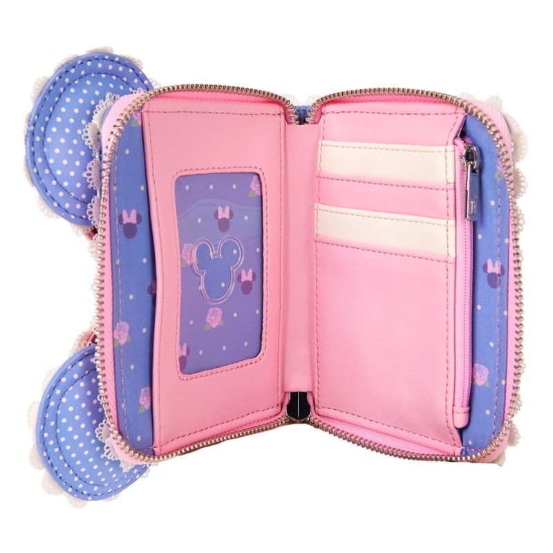 Disney by Loungefly Porte-monnaie Minnie Floral and Lace Ears | 0671803542907