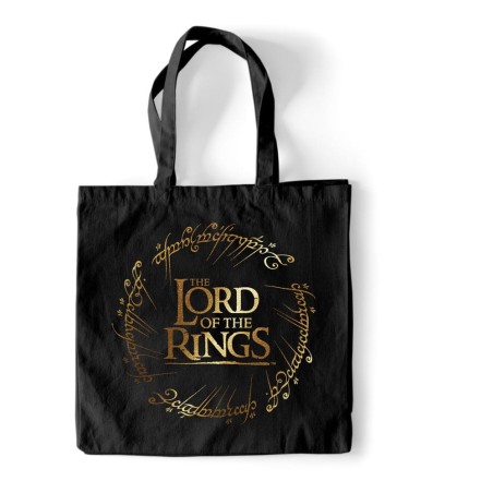 Lord of The Rings Tote Bag Gold Foil | 5056811512015