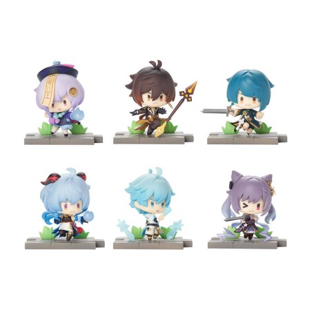 Genshin Impact 6 Pack Battle Scene Collection Liyue Edition 6 cm Figures | 6974696617801