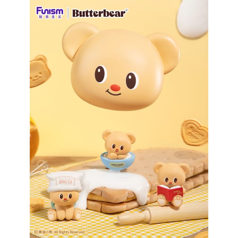Butterbear présentoir packs de 3 mini-figurines Baked with Love Series Chubby Face 9 cm (6) | 6970834318838