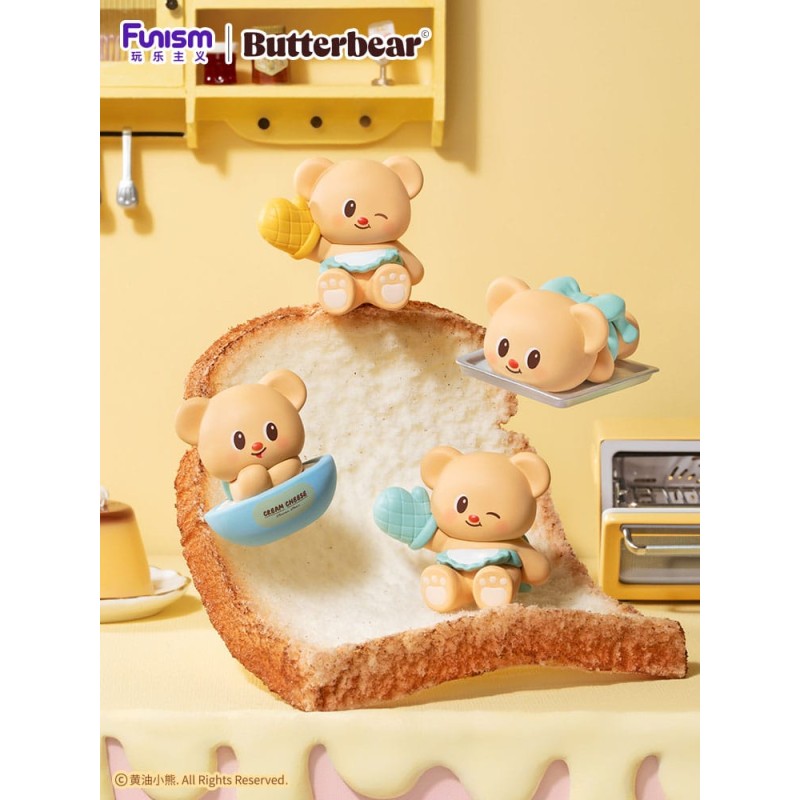 Butterbear présentoir packs de 3 mini-figurines Baked with Love Series Chubby Face 9 cm (6) | 6970834318838