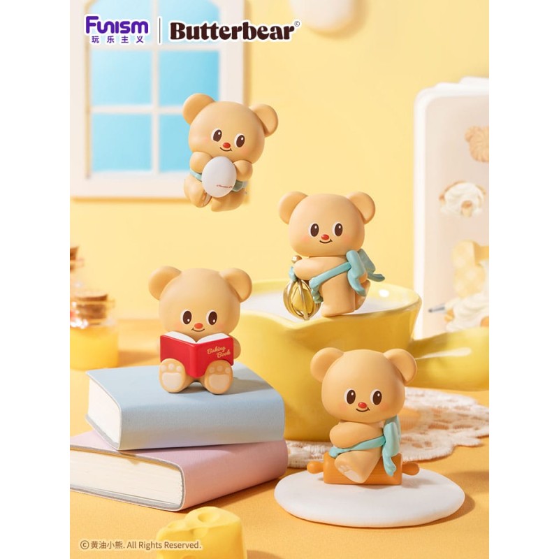 Butterbear présentoir packs de 3 mini-figurines Baked with Love Series Chubby Face 9 cm (6) | 6970834318838