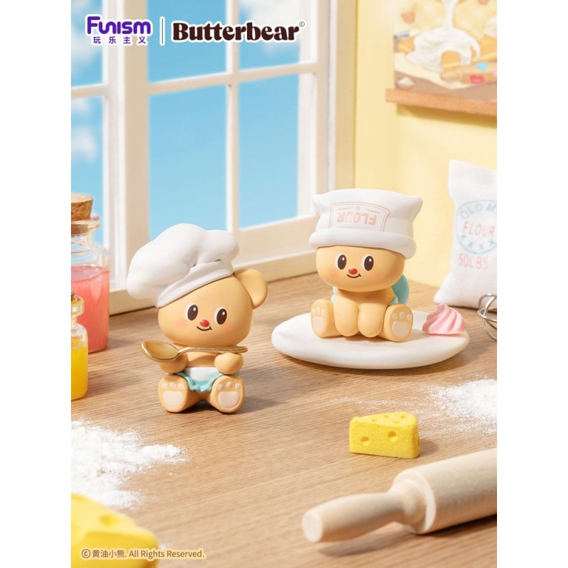 Butterbear présentoir packs de 3 mini-figurines Baked with Love Series Chubby Face 9 cm (6) | 6970834318838