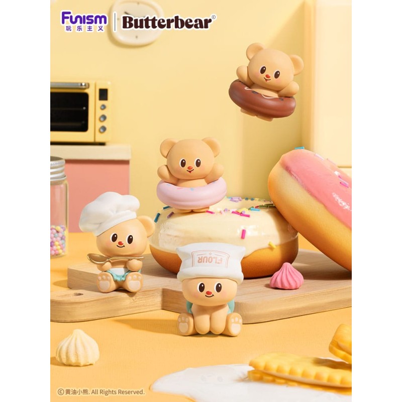 Butterbear présentoir packs de 3 mini-figurines Baked with Love Series Chubby Face 9 cm (6) | 6970834318838