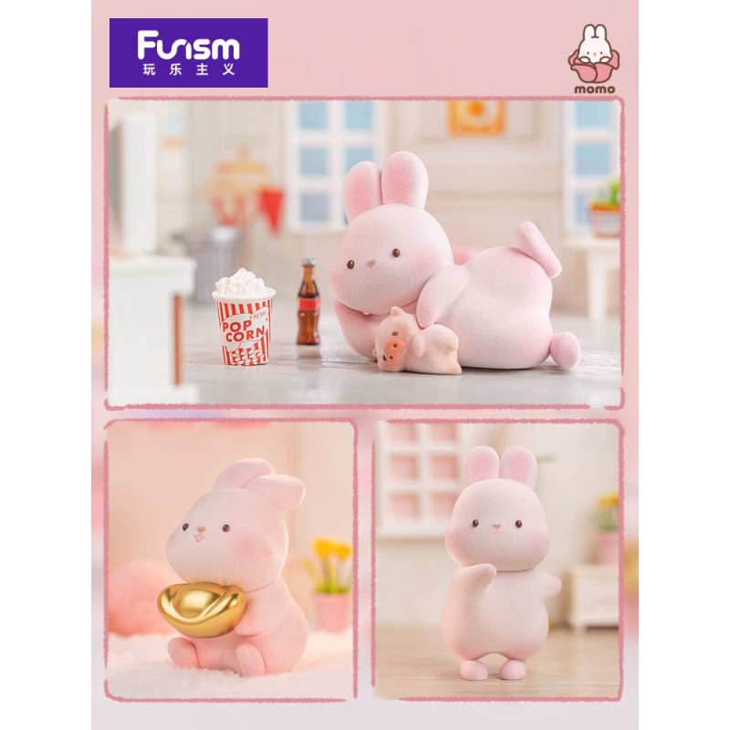 Momo Bunny Daily Series Mini Figures 9 cm Display (9) | 6971680451168