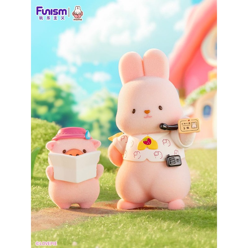 Momo Bunny présentoir mini-figurines Strawberry Town Series 9 cm (8) | 6972940553851