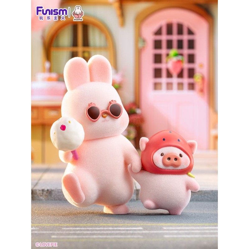 Momo Bunny présentoir mini-figurines Strawberry Town Series 9 cm (8) | 6972940553851
