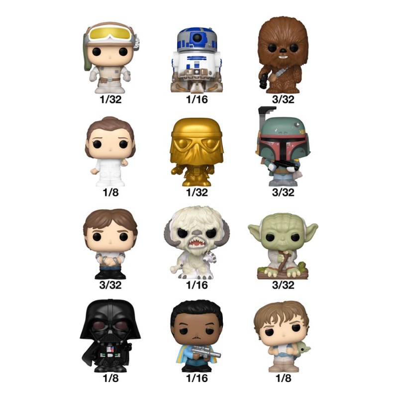 Star Wars  Display (32) figurines Bitty POP! Vinyl PDQ S2 2,5 cm | 0000061843944
